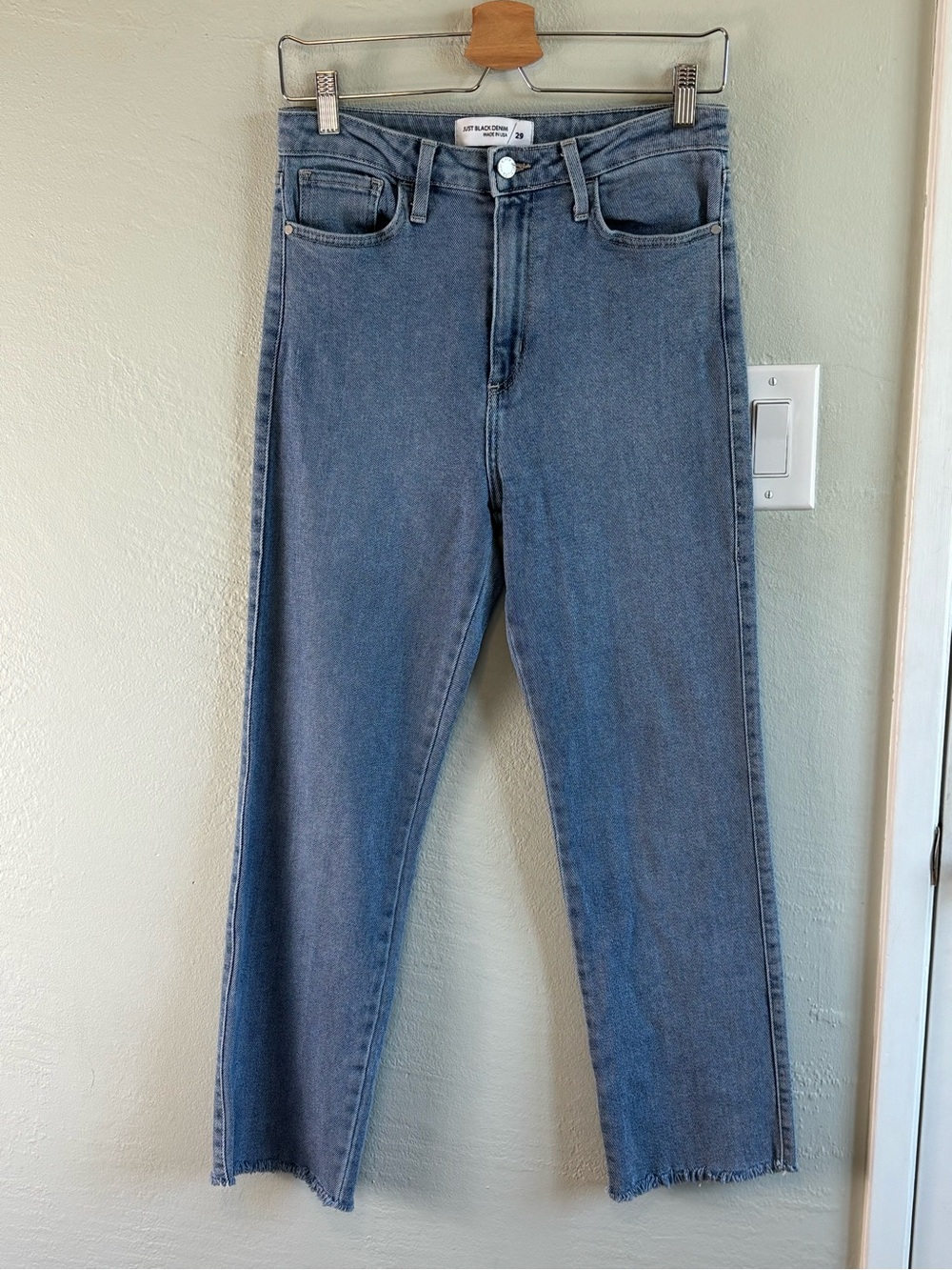 Bundle 2/$30! Just Black 29 Straight Leg Jeans - Faded Blue